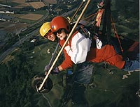 flying across the border